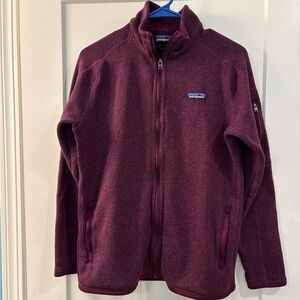 Patagonia Better Sweater Jacket in dark purple, Women’s Size Large